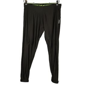 Hind Zipper Cuff track athletic Back Zip Pocket NEON Green workout Large Active